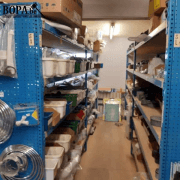 Onderdelen-, installatie- en magazijn materialen