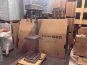 Vente aux enchères en ligne Bouwmachines, haspels, oude metaalmachines en electrische handtranspallets